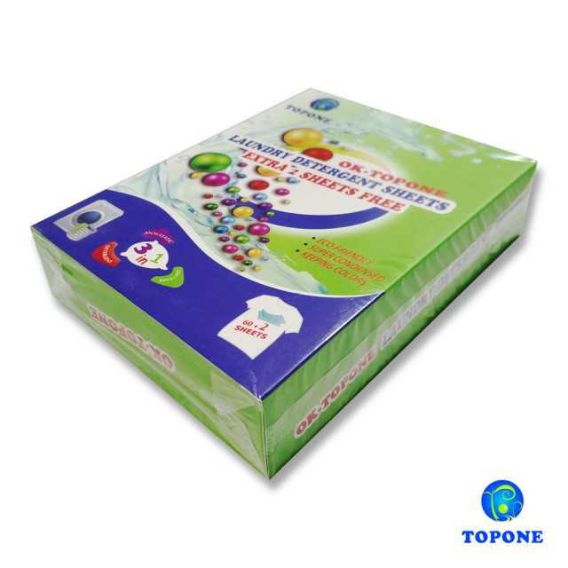 TOPONE Brand Novel Fashion Super Concentrated Laundry Sheets